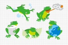 カエルイラスト